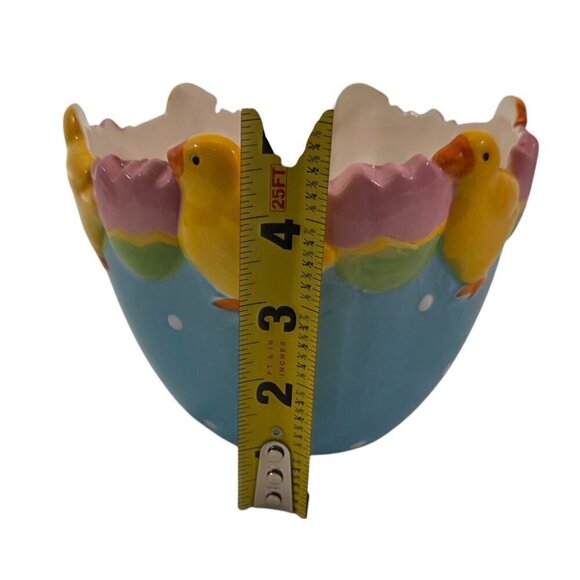 Housewares International Ceramic Easter Chicks Eggs 3 Piece Nesting Bowls Set - Picture 5 of 16
